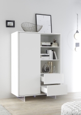 Multikomoda TORINO_otevřené zásuvky_nohy z akrylového skla_obr. 8 Multikomoda TORINO_otevřené zásuvky_nohy z akrylového skla_obr. 8