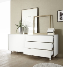 Sideboard TORINO_otevřené zásuvky_umělohmotné nohy_obr. 33 Sideboard TORINO_otevřené zásuvky_umělohmotné nohy_obr. 33